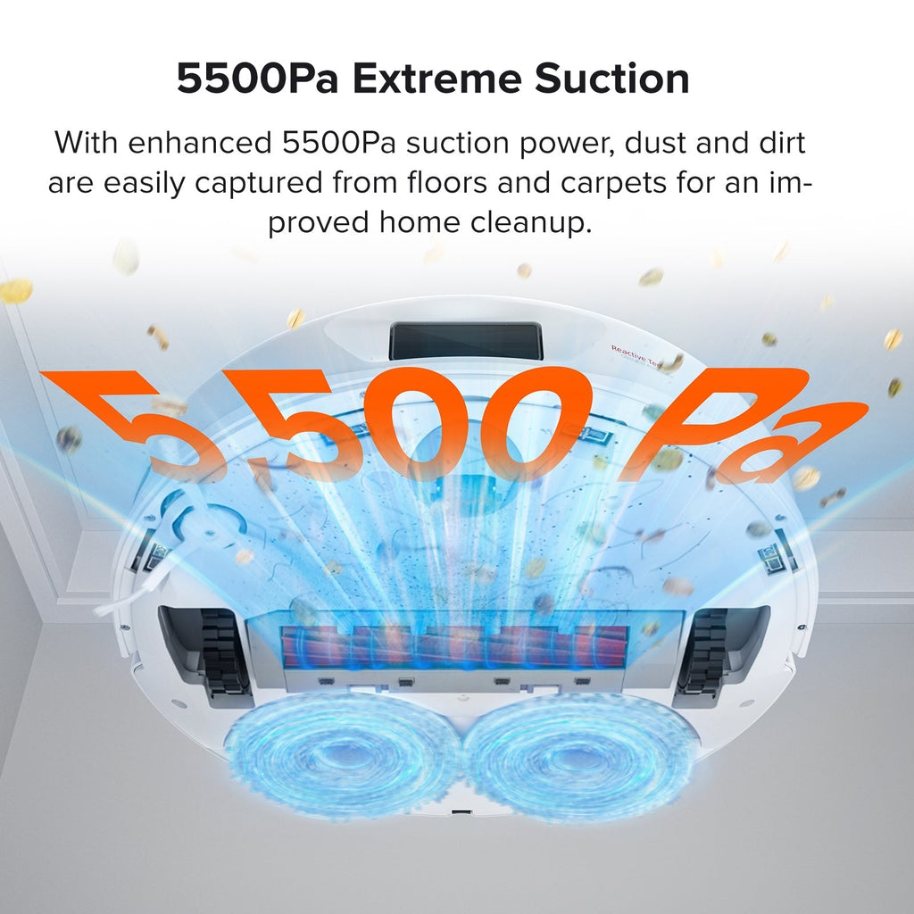 【Certified Refurbished 90% New】Roborock Qrevo Robot Vacuum with Multifunctional Dock