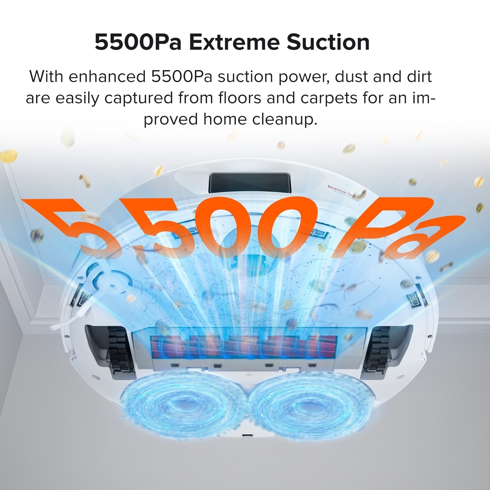 【Certified Refurbished 90% New】Roborock Qrevo Robot Vacuum with Multifunctional Dock