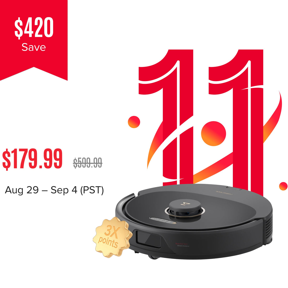 Roborock Q8 Max Robot Vacuum and Mop