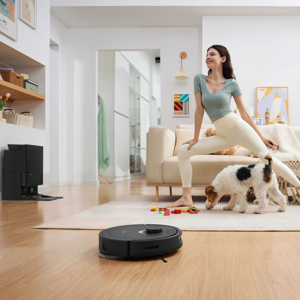 【Certified Refurbished 90% New】Roborock Qrevo Robot Vacuum with Multifunctional Dock