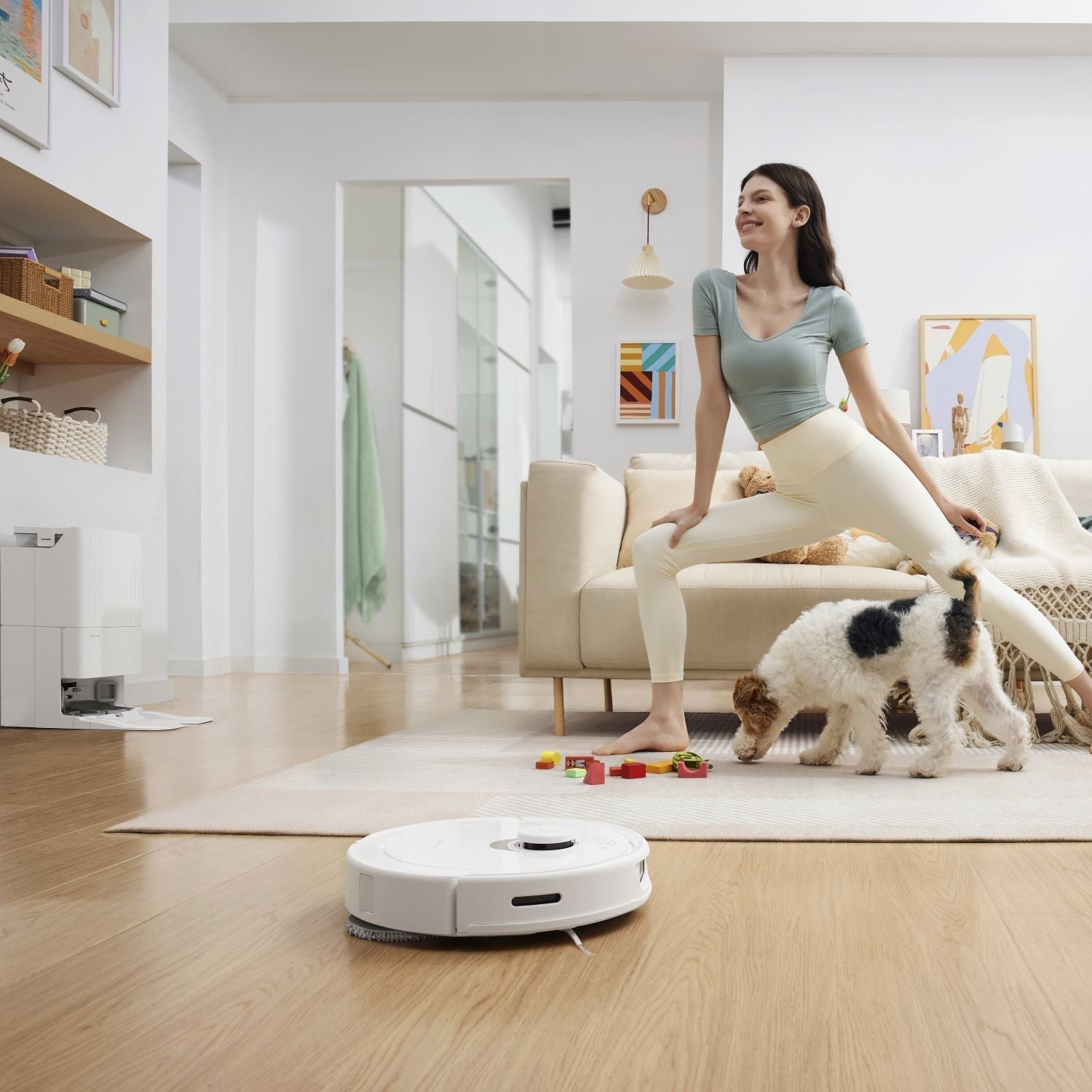 【Certified Refurbished 90% New】Roborock Qrevo Robot Vacuum with Multifunctional Dock