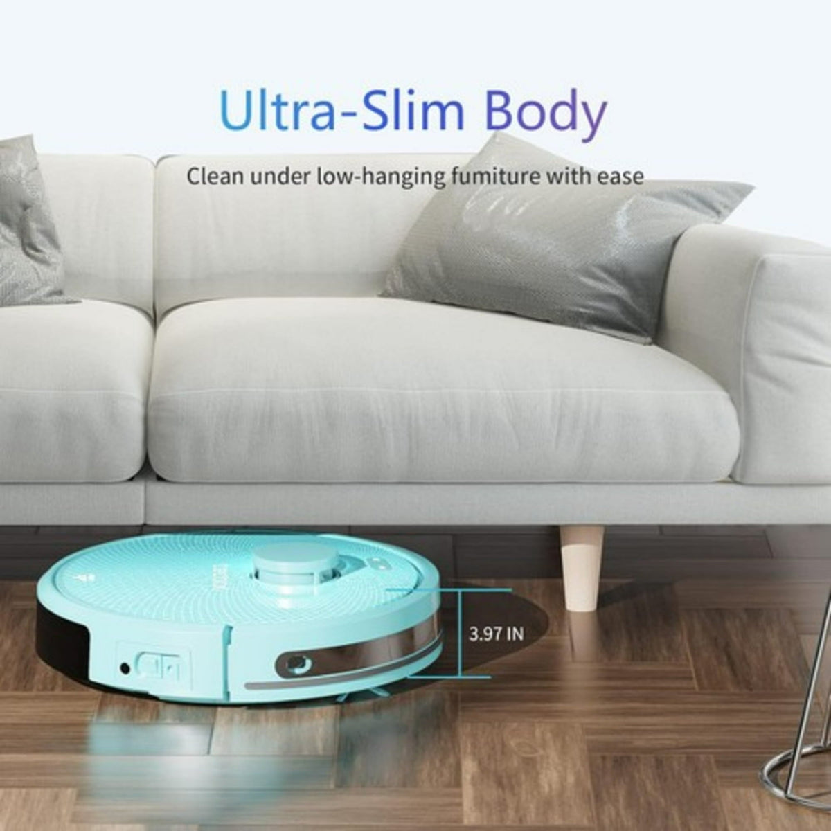 Tecbot S3 Pro Robot Vacuum Cleaner with 360° LDS Laser Navigation