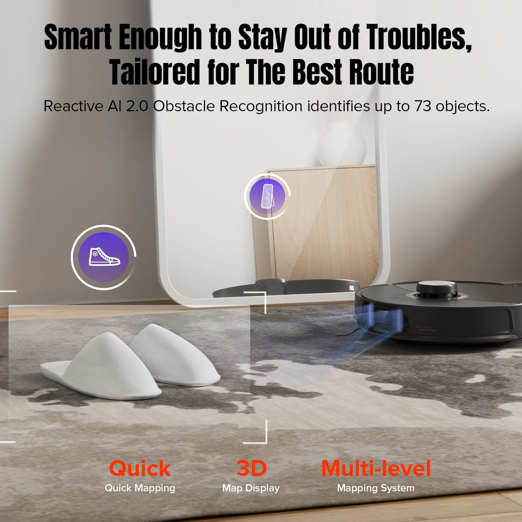Roborock S8 MaxV Ultra with 8-in-1 RockDock® Ultra