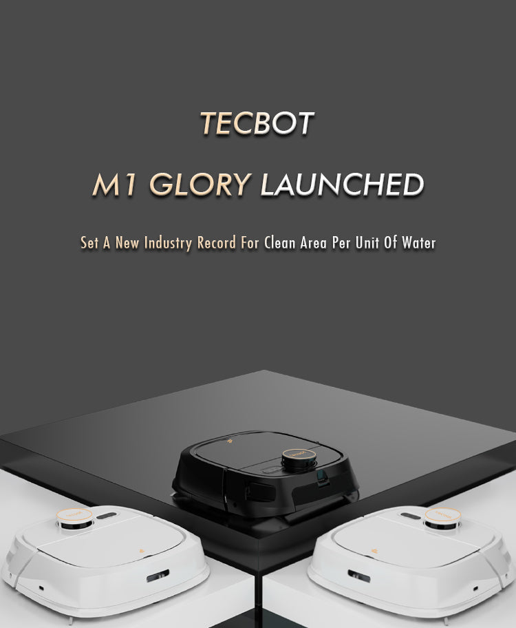 Tecbot M1 Self-Rinsing Laser Robot Vacuum Cleaner Mop with LDS + SLAM Navigation 4000 PA