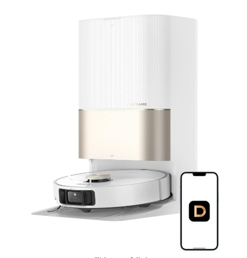 Dreame X40 Ultra Robotic Vacuum (White)