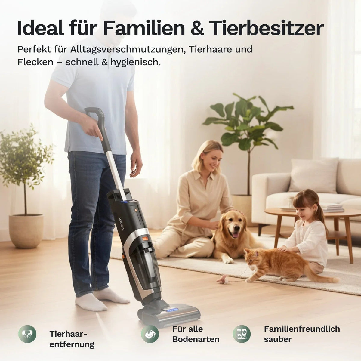 Lazurec L5 - kabelloser Nass-Trocken-Sauger - geprüftes Vorführgerät