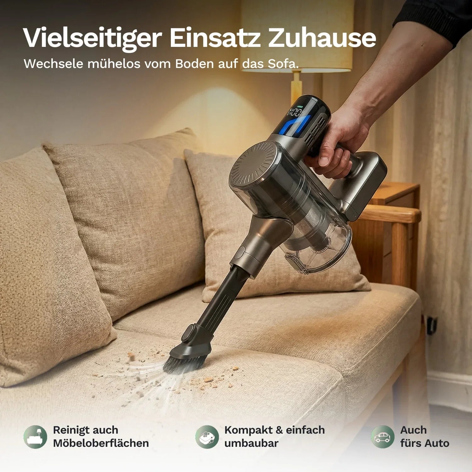 Moosoo TD1 Mate - Akku Staubsauger