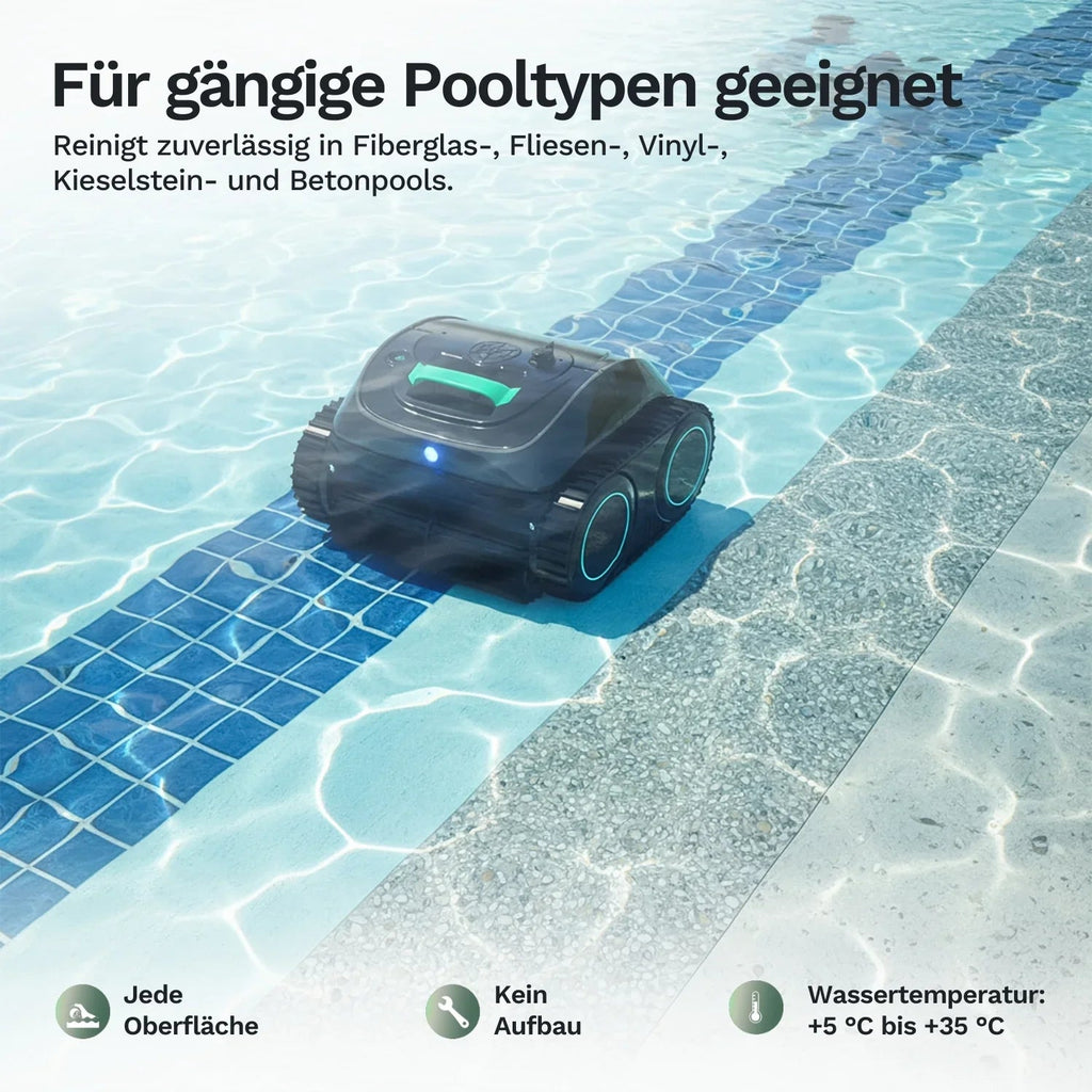 Wybotics Wybot C1 - Akku Poolroboter mit intelligenter Navigation