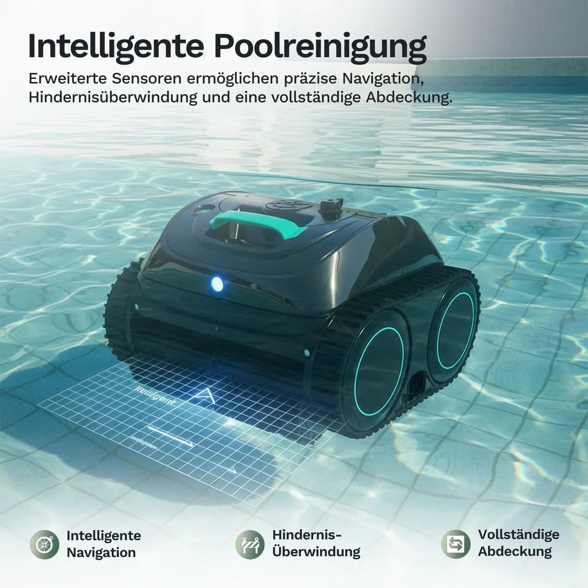 Wybotics Wybot C1 - Akku Poolroboter mit intelligenter Navigation