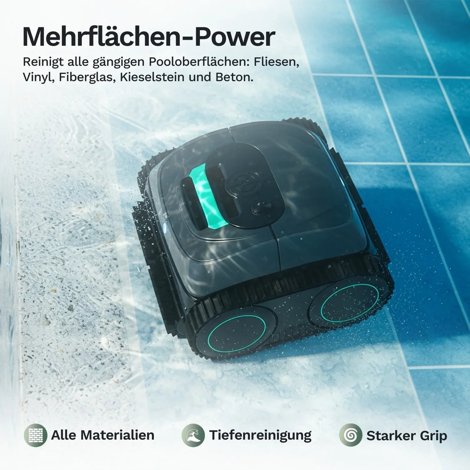 Wybotics Wybot C1 - Akku Poolroboter mit intelligenter Navigation
