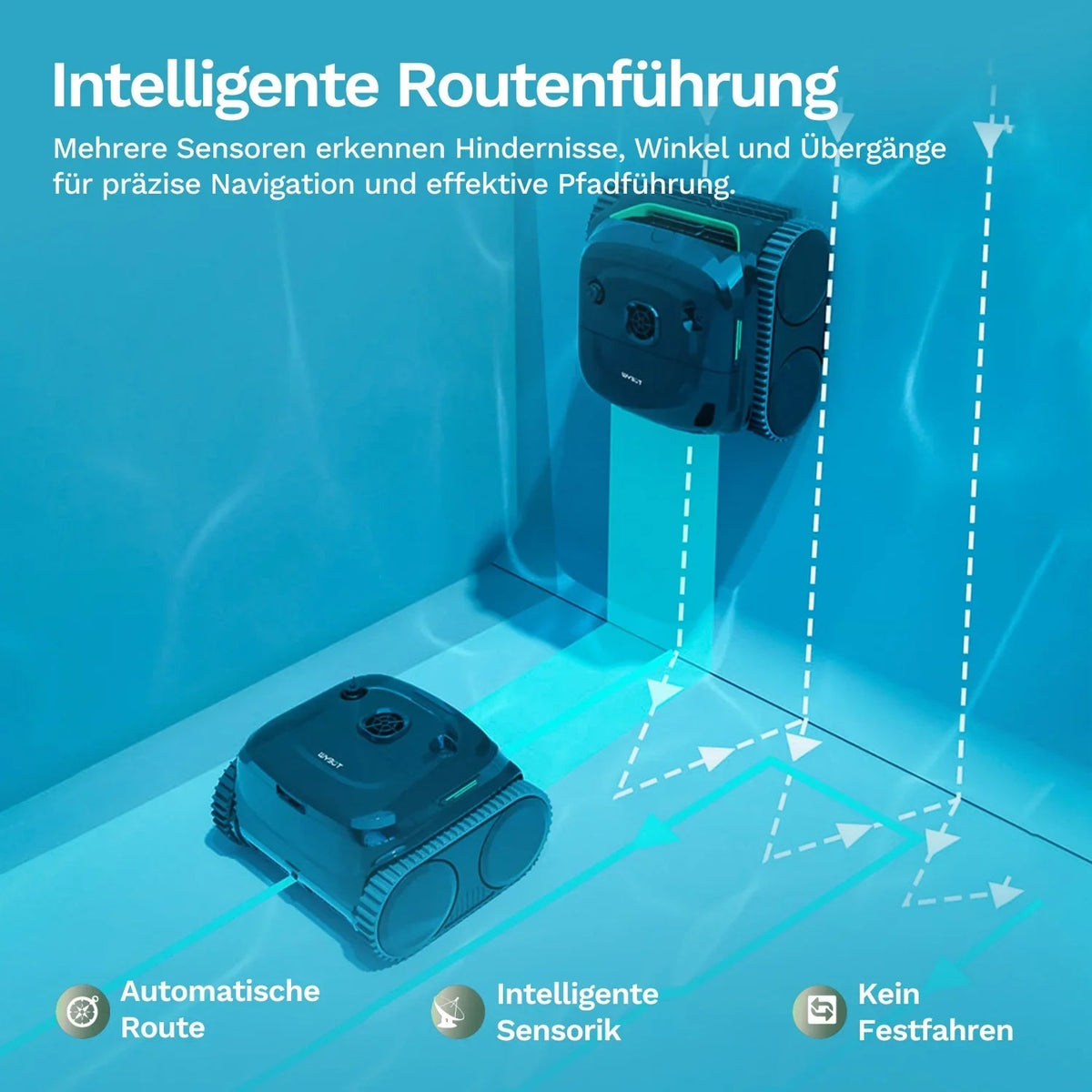 Wybotics Wybot C2 - Akku Poolroboter mit App Steuerung