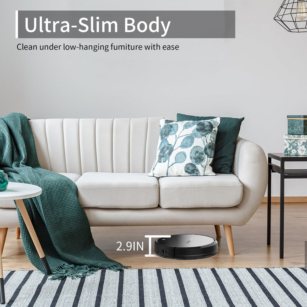 Tecbot S1 Robot Vacuum Cleaner Intelligent Sweeping Wi-Fi App Controlled