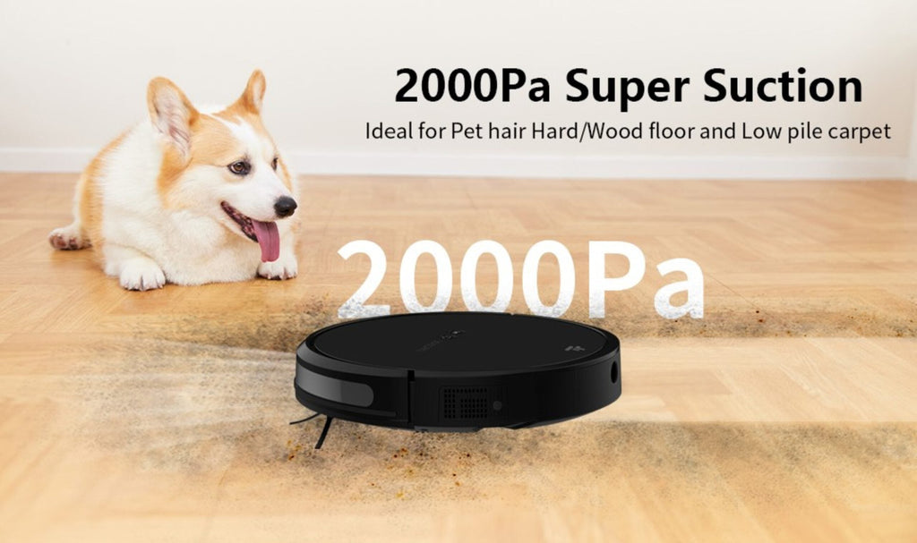 Tecbot S1 Robot Vacuum Cleaner Intelligent Sweeping Wi-Fi App Controlled